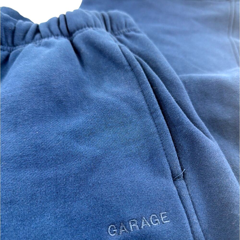 Garage Women's Midnight Blue Ultra Fleece Straight Leg Sweatpants Size S - Picture 4 of 9